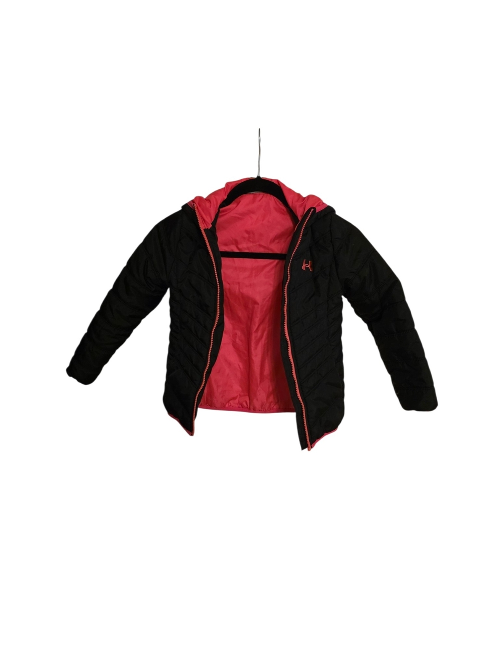 Under Armour Girls Toddler Puffer Jacket – Size 6T (Flawed Zipper) - Picture 4 of 6